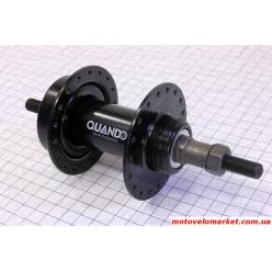 Втулка задняя под диск Quando KT-M65R 36H QR 170mm 7 ск. на гайках  стальн. черн.
